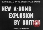 Standbild Dritte atomare Explosion von Großbritannien Australien, 1954, aus Sekunde 4 historischem Filmmaterial Videoclip 65675052629