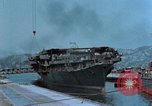 Image destroyer japonais Natsuzuki Honshu Japon Kure Base navale, 1946, de la seconde 20 séquences d'archives historiques vidéo 65675052635