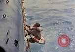 Standbild US Submarine rettet japanischen Überlebenden auf See Pazifik, 1945, aus Sekunde 10 historischem Filmmaterial Videoclip 65675052639