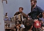 Image of US submarine firing 5 inch guns at targets in Japanese waters Japan, 1945, second 14 stock footage video 65675052641