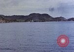 Image of US submarine firing 5 inch guns at targets in Japanese waters Japan, 1945, second 26 stock footage video 65675052641