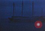 Image of US submarine, USS Tirante (SS-420) attacks Japanese Junk Pacific Ocean, 1945, second 7 stock footage video 65675052643