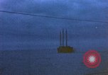 Image of US submarine, USS Tirante (SS-420) attacks Japanese Junk Pacific Ocean, 1945, second 30 stock footage video 65675052643