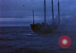 Image of US submarine, USS Tirante (SS-420) attacks Japanese Junk Pacific Ocean, 1945, second 40 stock footage video 65675052643