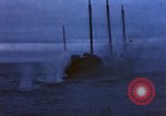 Image of US submarine, USS Tirante (SS-420) attacks Japanese Junk Pacific Ocean, 1945, second 41 stock footage video 65675052643