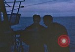 Image of US submarine, USS Tirante (SS-420) attacks Japanese Junk Pacific Ocean, 1945, second 47 stock footage video 65675052643
