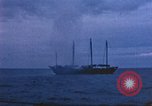 Image of US submarine, USS Tirante (SS-420) attacks Japanese Junk Pacific Ocean, 1945, second 49 stock footage video 65675052643