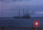 Image of US submarine, USS Tirante (SS-420) attacks Japanese Junk Pacific Ocean, 1945, second 53 stock footage video 65675052643