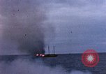 Image of US submarine, USS Tirante (SS-420) attacks Japanese Junk Pacific Ocean, 1945, second 59 stock footage video 65675052643