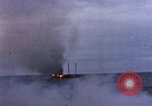 Image of US submarine, USS Tirante (SS-420) attacks Japanese Junk Pacific Ocean, 1945, second 62 stock footage video 65675052643