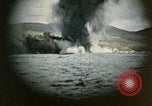 Standbild US Submarine Torpedos japanischen Frachter Japan, 1945, aus Sekunde 6 historischem Filmmaterial Videoclip 65675052644