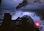 Standbild Japanische Schiff Brennen von Amerikanischen u-boot Angriff Palau Inseln, 1945, aus Sekunde 37 historischem Filmmaterial Videoclip 65675052652