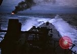 Standbild Japanische Schiff Brennen von Amerikanischen u-boot Angriff Palau Inseln, 1945, aus Sekunde 41 historischem Filmmaterial Videoclip 65675052652