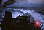 Standbild Japanische Schiff Brennen von Amerikanischen u-boot Angriff Palau Inseln, 1945, aus Sekunde 43 historischem Filmmaterial Videoclip 65675052652