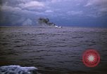 Standbild Japanische Schiff Brennen von Amerikanischen u-boot Angriff Palau Inseln, 1945, aus Sekunde 56 historischem Filmmaterial Videoclip 65675052652