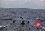 Image of Submarine USS Barb attacks Japanese ship Pacific Ocean, 1945, second 34 stock footage video 65675052655