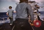 Image of Submarine USS Barb attacks Japanese ship Pacific Ocean, 1945, second 41 stock footage video 65675052655