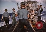 Image of Submarine USS Barb attacks Japanese ship Pacific Ocean, 1945, second 43 stock footage video 65675052655