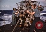 Image of Submarine USS Barb attacks Japanese ship Pacific Ocean, 1945, second 46 stock footage video 65675052655