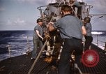 Image of Submarine USS Barb attacks Japanese ship Pacific Ocean, 1945, second 48 stock footage video 65675052655