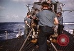 Image of Submarine USS Barb attacks Japanese ship Pacific Ocean, 1945, second 49 stock footage video 65675052655