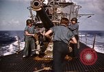 Image of Submarine USS Barb attacks Japanese ship Pacific Ocean, 1945, second 53 stock footage video 65675052655