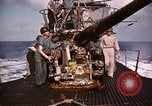 Image of Submarine USS Barb attacks Japanese ship Pacific Ocean, 1945, second 60 stock footage video 65675052655
