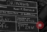 Image of 7th Infantry Division soldiers Okinawa Ryukyu Islands, 1945, second 3 stock footage video 65675052682