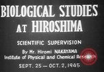 Image of plants and vegetation Hiroshima Japan, 1945, second 9 stock footage video 65675052705