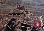 Image of demolished US tanks Okinawa Ryukyu Islands, 1945, second 36 stock footage video 65675052764