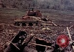 Image of demolished US tanks Okinawa Ryukyu Islands, 1945, second 38 stock footage video 65675052764