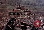 Image of demolished US tanks Okinawa Ryukyu Islands, 1945, second 39 stock footage video 65675052764