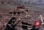 Image of demolished US tanks Okinawa Ryukyu Islands, 1945, second 44 stock footage video 65675052764