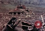Image of demolished US tanks Okinawa Ryukyu Islands, 1945, second 45 stock footage video 65675052764