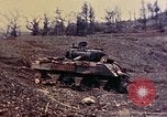Image of demolished US tanks Okinawa Ryukyu Islands, 1945, second 60 stock footage video 65675052764