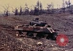 Image of demolished US tanks Okinawa Ryukyu Islands, 1945, second 61 stock footage video 65675052764