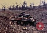 Image of demolished US tanks Okinawa Ryukyu Islands, 1945, second 62 stock footage video 65675052764