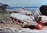 Standbild M4A3 Panzer Okinawa Ryukyu Inseln, 1945, aus Sekunde 36 historischem Filmmaterial Videoclip 65675052792