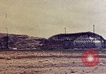 Standbild beschädigt Hangars Okinawa Ryukyu Inseln, 1945, aus Sekunde 20 historischem Filmmaterial Videoclip 65675052800