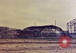 Standbild beschädigt Hangars Okinawa Ryukyu Inseln, 1945, aus Sekunde 22 historischem Filmmaterial Videoclip 65675052800