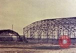 Standbild beschädigt Hangars Okinawa Ryukyu Inseln, 1945, aus Sekunde 27 historischem Filmmaterial Videoclip 65675052800