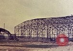 Standbild beschädigt Hangars Okinawa Ryukyu Inseln, 1945, aus Sekunde 28 historischem Filmmaterial Videoclip 65675052800