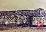 Standbild beschädigt Hangars Okinawa Ryukyu Inseln, 1945, aus Sekunde 34 historischem Filmmaterial Videoclip 65675052800