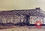 Standbild beschädigt Hangars Okinawa Ryukyu Inseln, 1945, aus Sekunde 35 historischem Filmmaterial Videoclip 65675052800