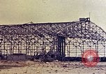 Standbild beschädigt Hangars Okinawa Ryukyu Inseln, 1945, aus Sekunde 36 historischem Filmmaterial Videoclip 65675052800