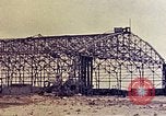 Standbild beschädigt Hangars Okinawa Ryukyu Inseln, 1945, aus Sekunde 38 historischem Filmmaterial Videoclip 65675052800