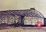 Standbild beschädigt Hangars Okinawa Ryukyu Inseln, 1945, aus Sekunde 41 historischem Filmmaterial Videoclip 65675052800