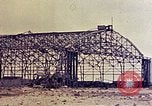 Standbild beschädigt Hangars Okinawa Ryukyu Inseln, 1945, aus Sekunde 43 historischem Filmmaterial Videoclip 65675052800