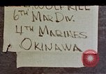 Image 6e Division maritime 4e Marines Okinawa îles Ryukyu, 1945, de la seconde 1 séquences d'archives historiques vidéo 65675052840