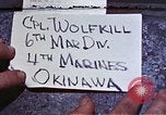 Immagine di 6° Divisione Marine 4 Marines Okinawa isole Ryukyu, 1945, secondo 1 filmato di repertorio 65675052853